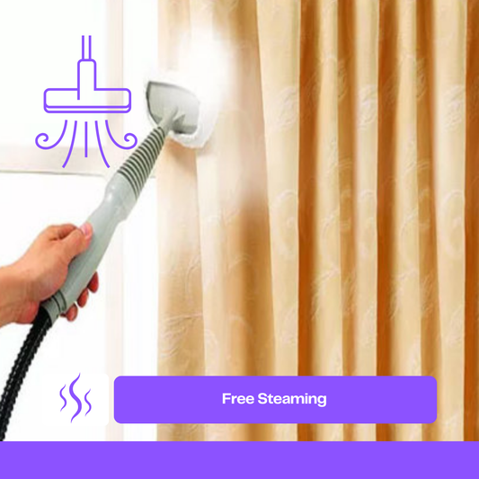 On-Site Curtain Cleaning (Free Steam Clean)