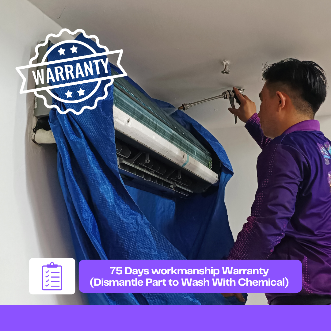 Aircond Overhaul Cleaning (Free Steam Clean)