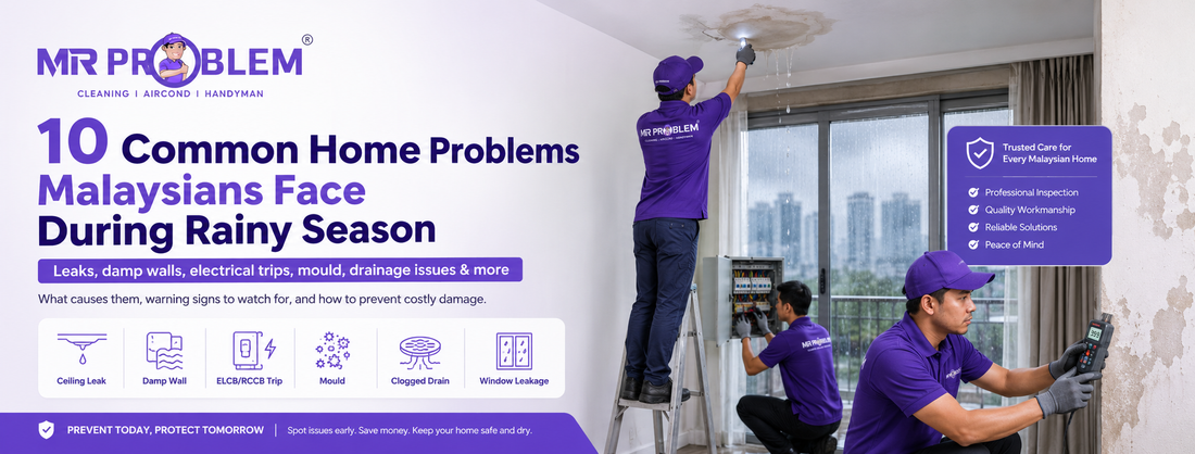 10 Common Home Problems Malaysians Face During Rainy Season