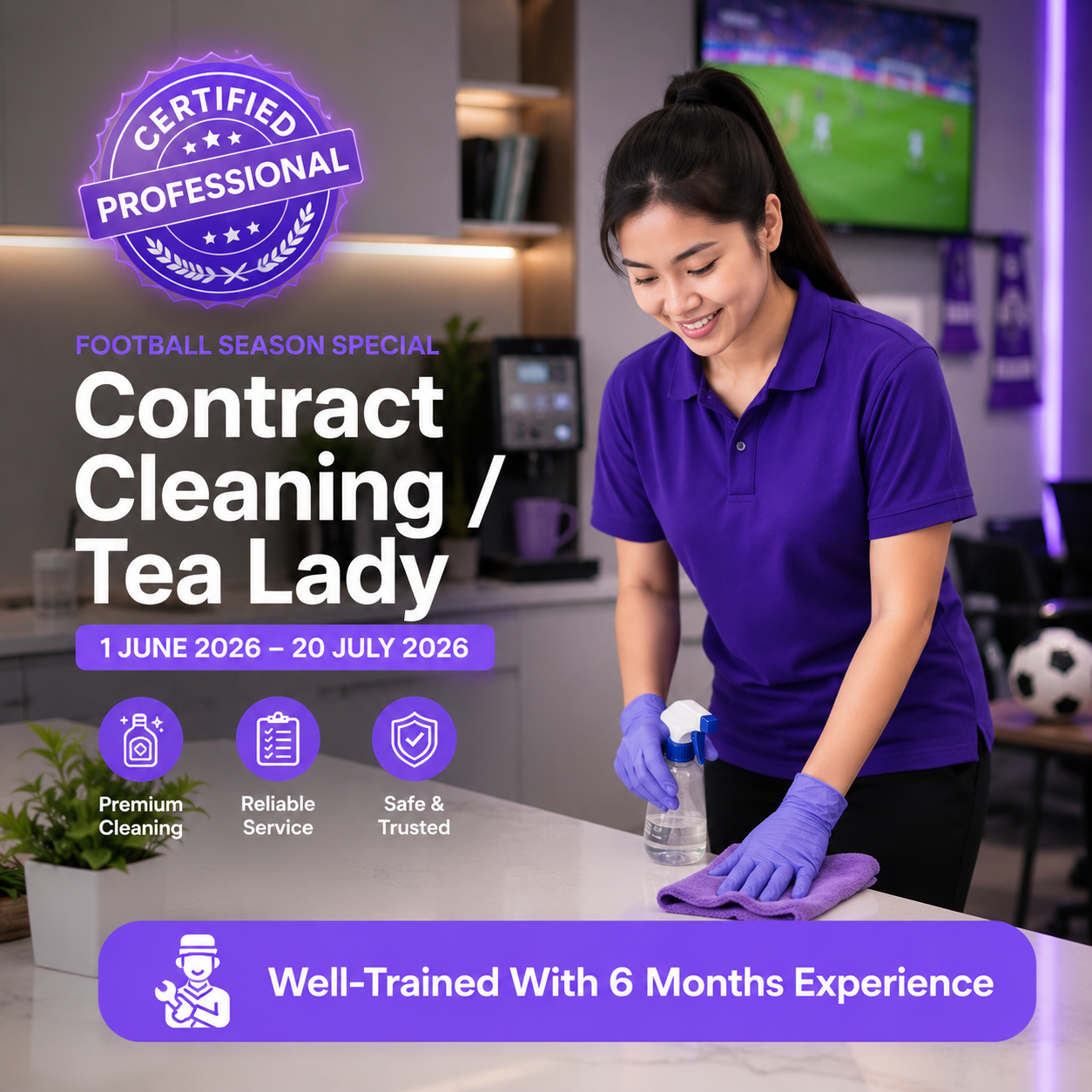 Contract Cleaning / Tea Lady