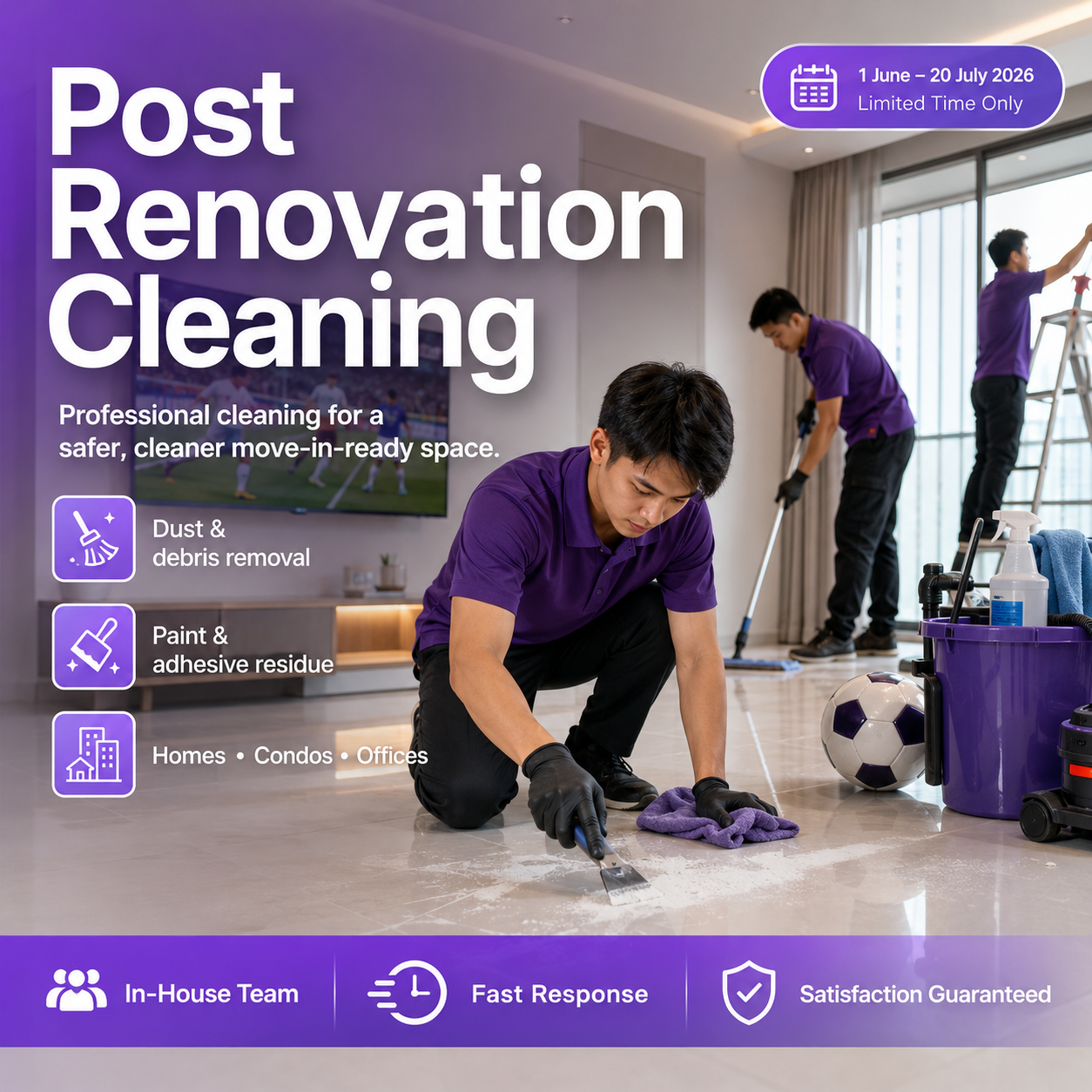 Post Renovation Cleaning (5 Stars Cleaning)