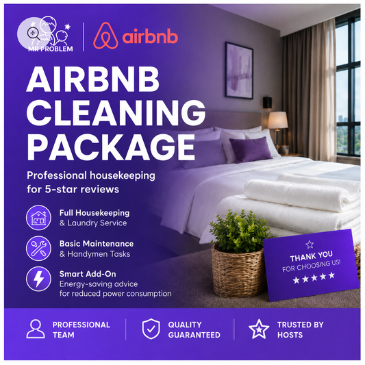 Airbnb Cleaning (Housekeeping & Laundry)