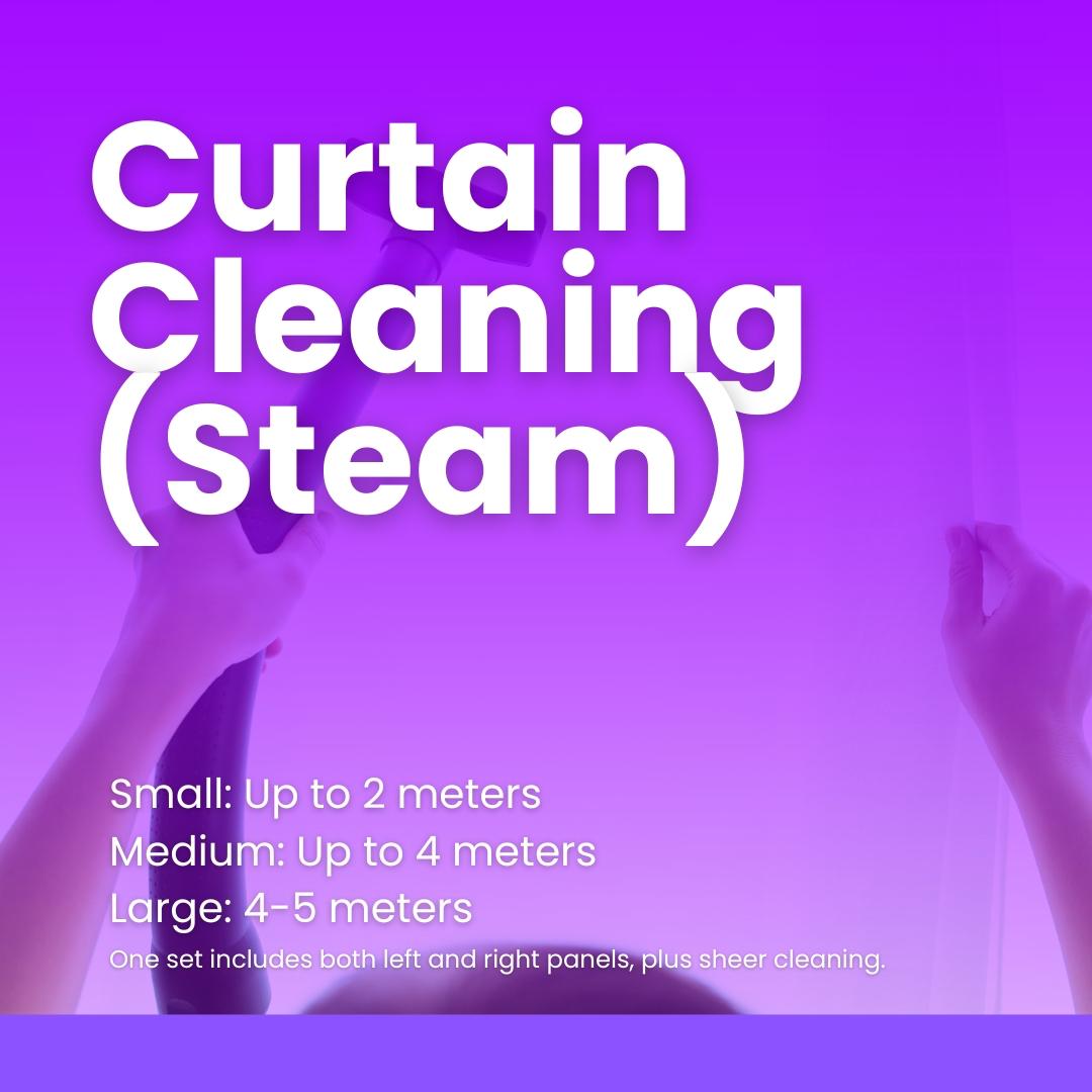 On-Site Curtain Cleaning (Free Steam Clean)